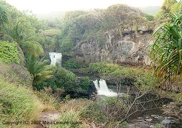 The Seven Sacred Pools at the end of the Road to Hana