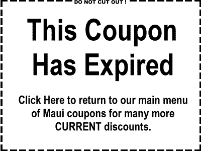 Maui Coupons