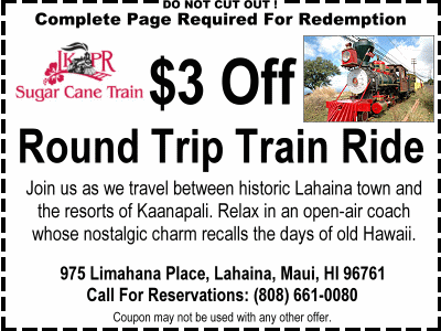 Sugar Cane Train, $3 Off Roundtrip Train Ride Amission