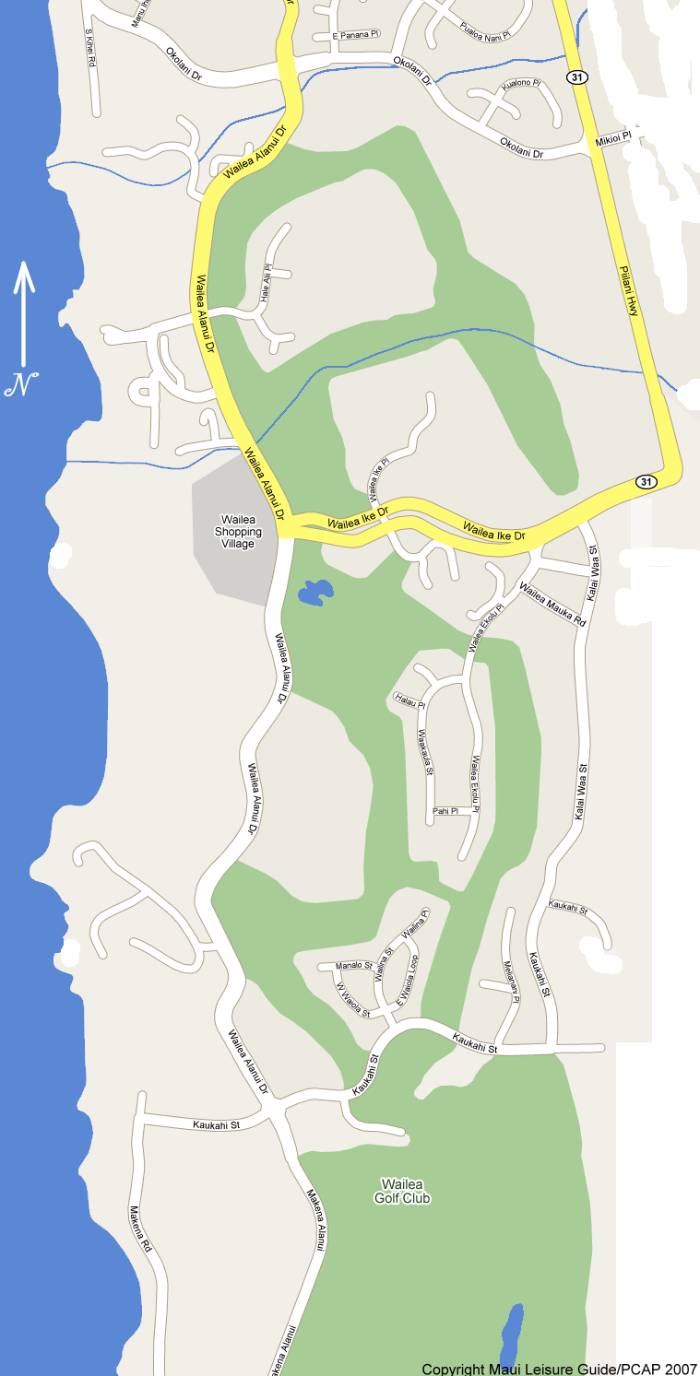 Wailea Lahaina Map